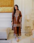 Md Mahi 12 Pure Chinon Silk Embroidered Salwar Suit Collection
