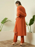 Navya Kurti 277 Silk Blend Party Wear Embroidered Kurti Set Collection