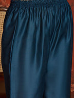 Md Mahi 16 Roman Silk Handworked Kurti With Bottom Dupatta