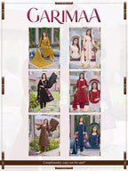 Garimaa Vol 1 Roman Silk Embroidered Kurti Pant With Dupatta