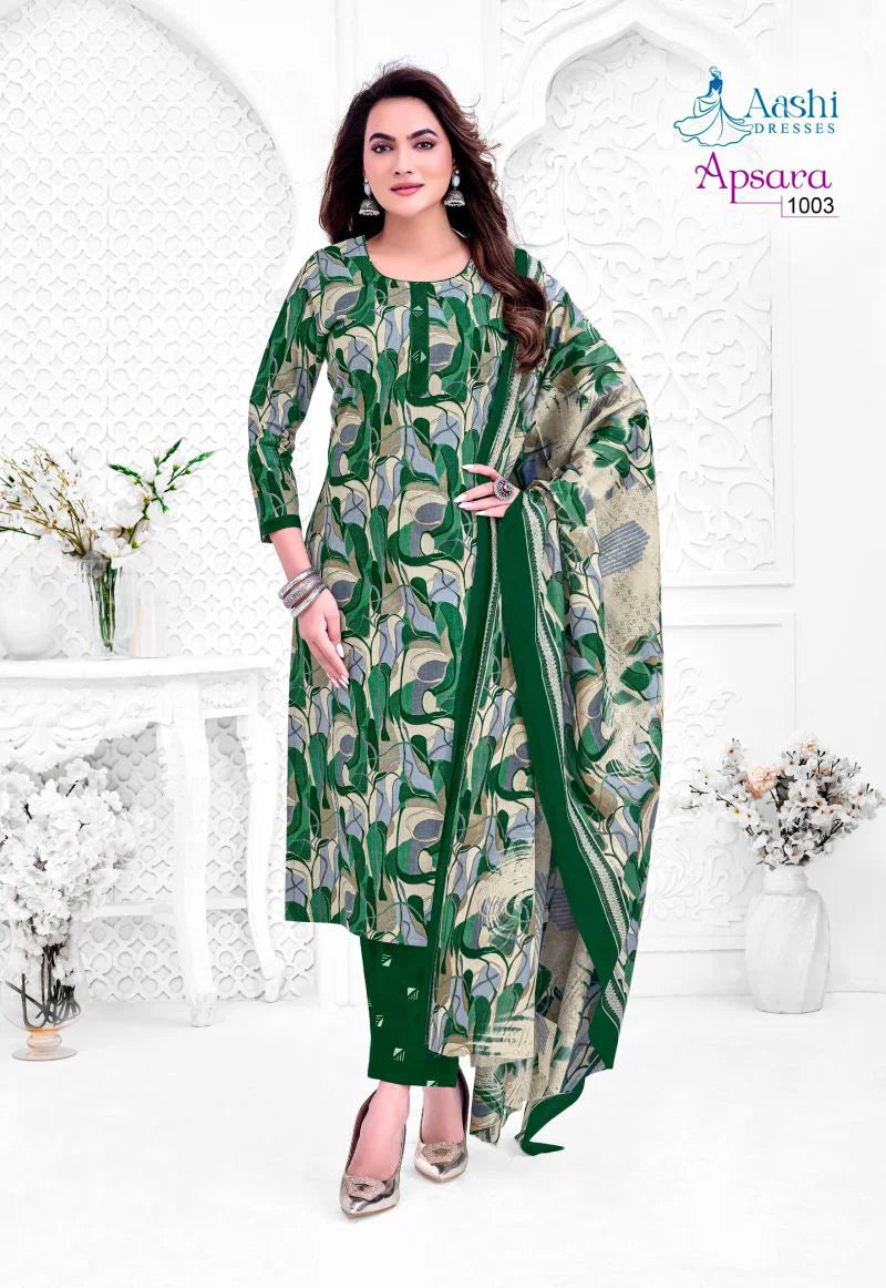 Aashi Apsara Vol 1 Cotton Printed Dress Material Collection