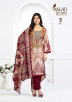 Balaji Nargis Vol 2 Readymade Cotton Karachi Kurti Pant With Dupatta