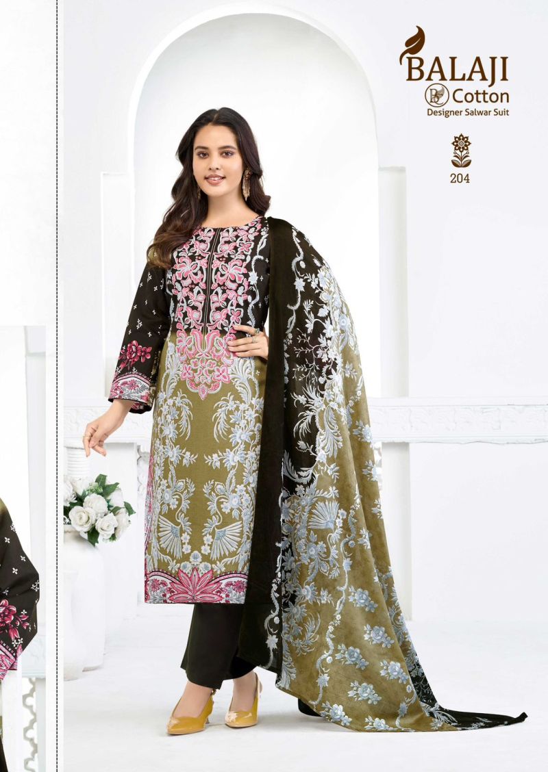 Balaji Nargis Vol 2 Readymade Cotton Karachi Kurti Pant With Dupatta