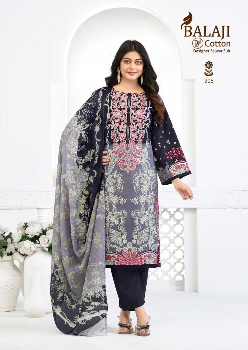 Balaji Nargis Vol 2 Readymade Cotton Karachi Kurti Pant With Dupatta