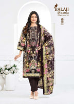 Balaji Nargis Vol 2 Readymade Cotton Karachi Kurti Pant With Dupatta