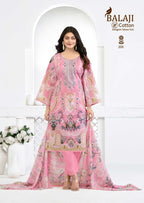 Balaji Nargis Vol 2 Readymade Cotton Karachi Kurti Pant With Dupatta