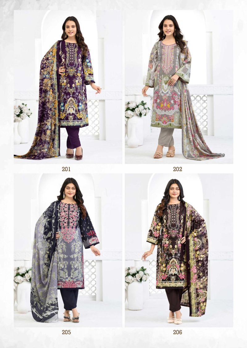 Balaji Nargis Vol 2 Readymade Cotton Karachi Kurti Pant With Dupatta