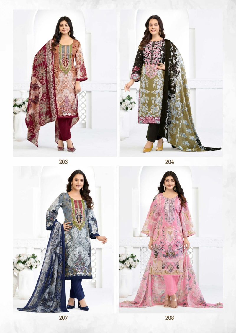 Balaji Nargis Vol 2 Readymade Cotton Karachi Kurti Pant With Dupatta