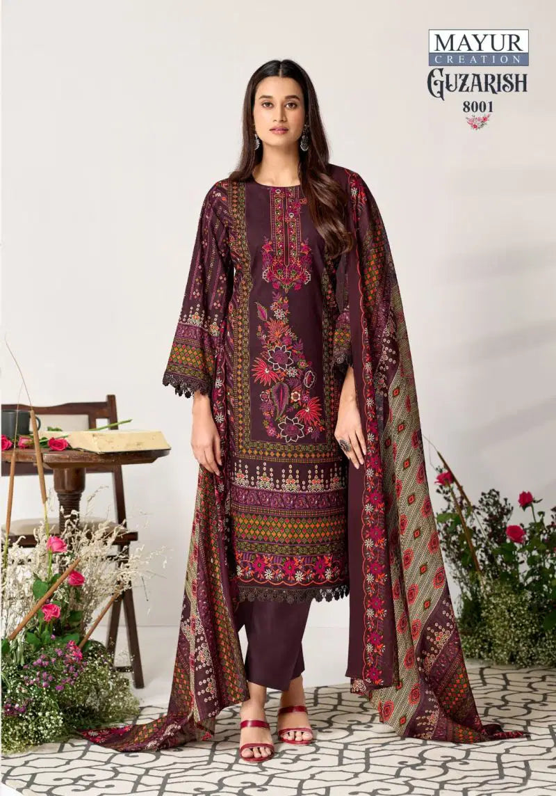 Mayur Guzarish Vol 8 Readymade Cotton Karachi Kurti Pant With Dupatta