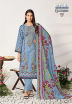 Mayur Guzarish Vol 8 Readymade Cotton Karachi Kurti Pant With Dupatta