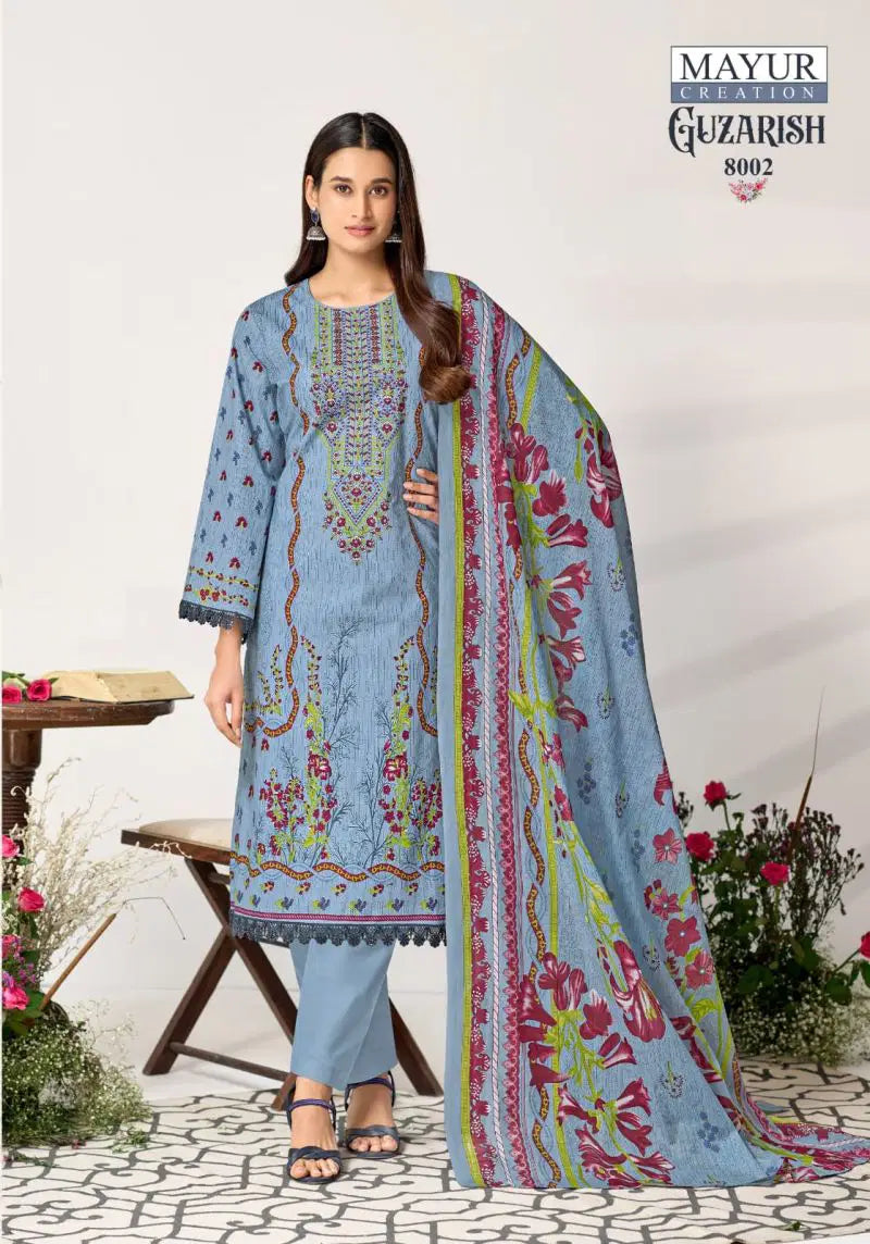 Mayur Guzarish Vol 8 Readymade Cotton Karachi Kurti Pant With Dupatta