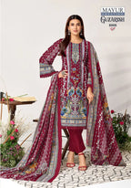 Mayur Guzarish Vol 8 Readymade Cotton Karachi Kurti Pant With Dupatta