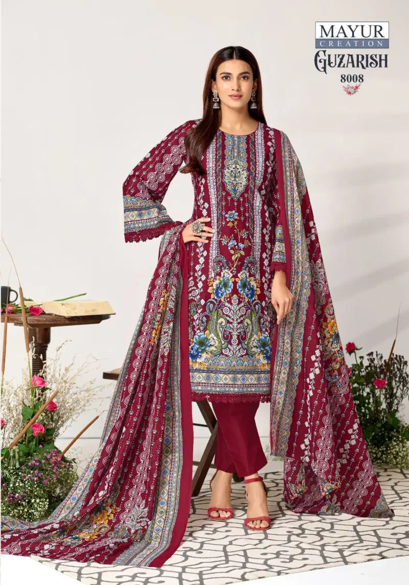 Mayur Guzarish Vol 8 Readymade Cotton Karachi Kurti Pant With Dupatta