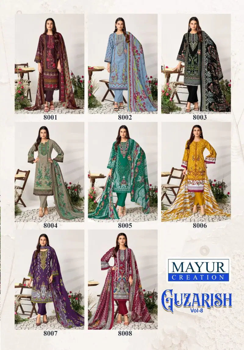 Mayur Guzarish Vol 8 Readymade Cotton Karachi Kurti Pant With Dupatta