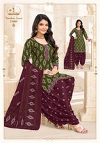 Miss World Bandhani Vol 21 Readymade Cotton Patiyala Dress