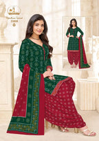Miss World Bandhani Vol 21 Readymade Cotton Patiyala Dress