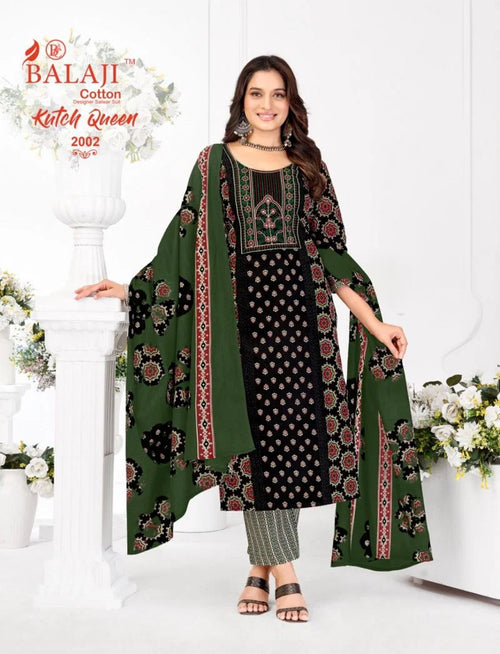 Balaji Kutch Queen Vol 2 Readymade Cotton Printed Kurti Set