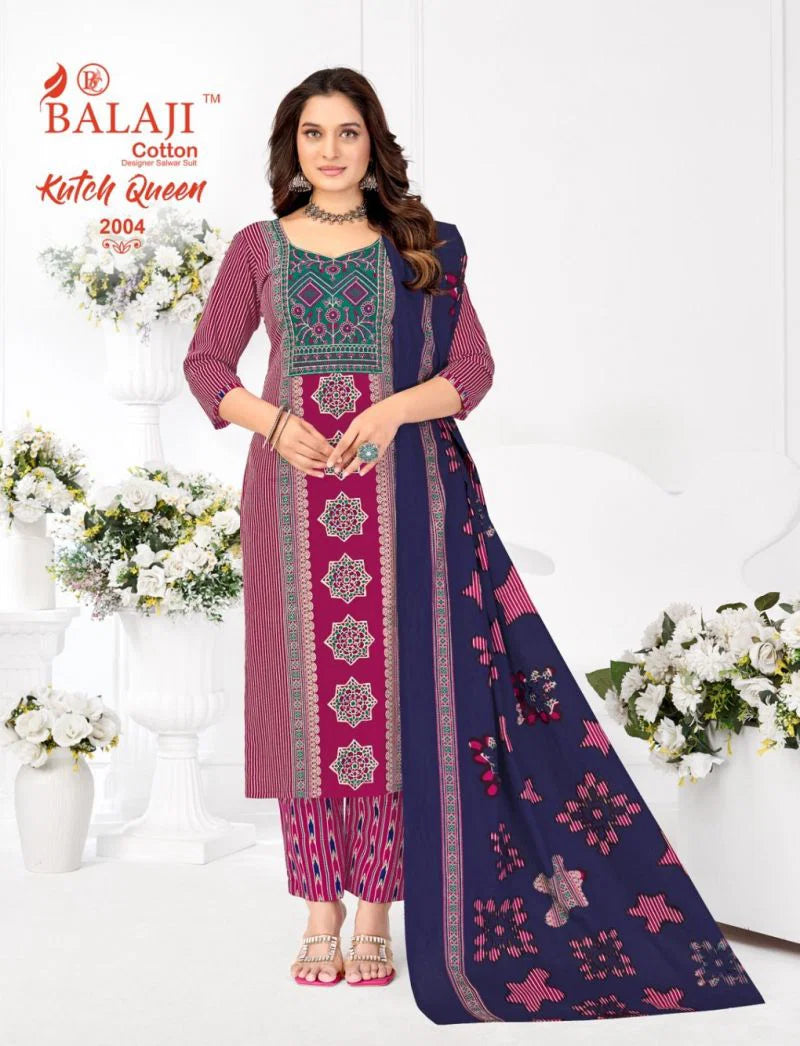 Balaji Kutch Queen Vol 2 Readymade Cotton Printed Kurti Set