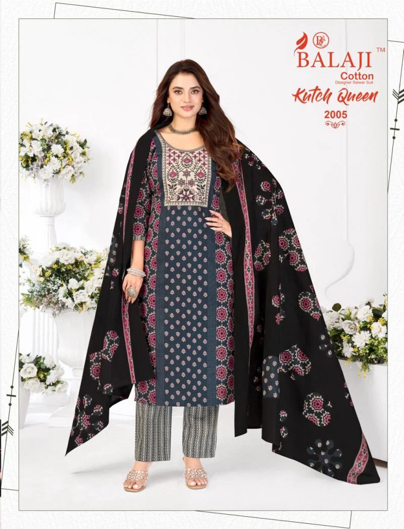Balaji Kutch Queen Vol 2 Readymade Cotton Printed Kurti Set