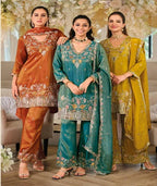 Zannat 2358 Roman Simmar Beads Worked Salwar Kameez