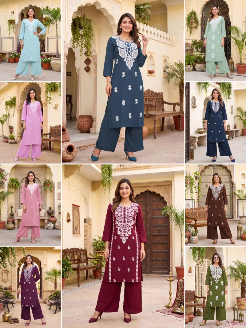 Diya Massakali Vol 3 Readymade Rayon Kurti With Bottom