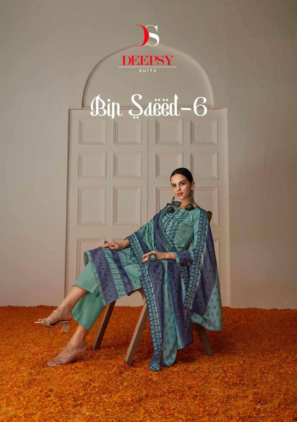 DEEPSY SUITS BIN SAEED VOL 6 COTTON EMBROIDERY SUIT