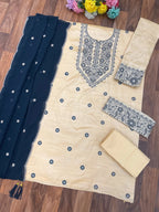 2110 Master Colors A To D Khadi Cotton Embroidered Salwar Kameez Collection
