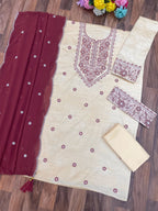 2110 Master Colors A To D Khadi Cotton Embroidered Salwar Kameez Collection