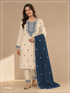 2110 Master Colors A To D Khadi Cotton Embroidered Salwar Kameez Collection