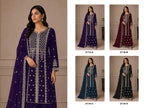2119 Master Colors A To D Georgette Embroidered Salwar Kameez