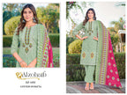 Alzohaib Aaliya Vol 1 Cotton Dupatta Cotton Pakistani Salwar Kameez