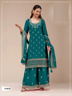 3104 A To D Master Colors Georgette Embroidered Salwar Kameez