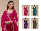 3104 A To D Master Colors Georgette Embroidered Salwar Kameez