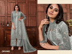 4570 Master Colors Butterfly Net Embroidered Kurti Bottom Dupatta With Koti Full Catalog available at wholesale rate.