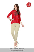 Ankle Leggings Cotton Lycra Leggings Collection