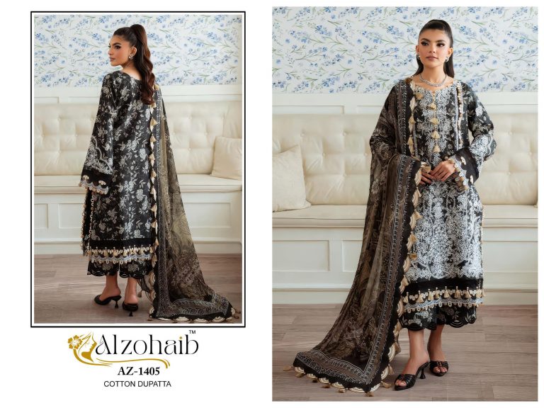 Alzohaib 1405 – Pakistani Dress Material