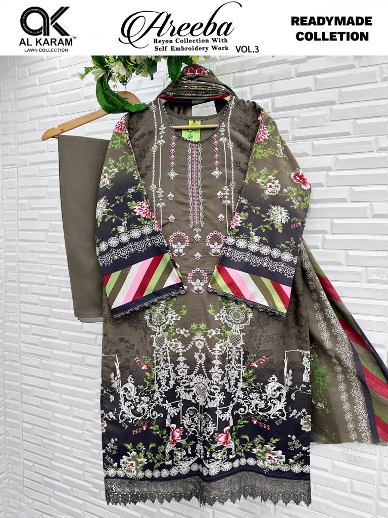 OTHER BRAND Presents Latest Collection Karachi Style Launched on . Presenting Beautiful collection of Karachi Style PCS with Full Stitched XL (42), 2XL (44), 3XL (46) .