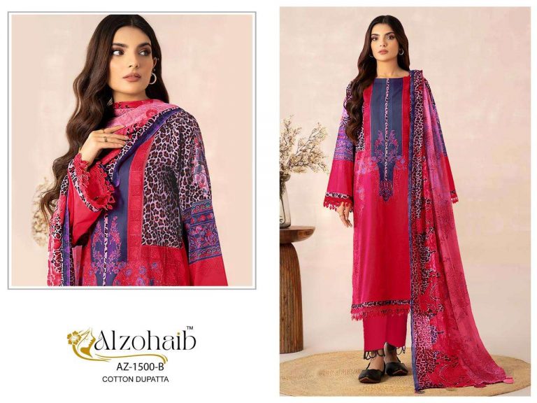 Al zohaib az-1492 – pakistani kurti pant with dupatta