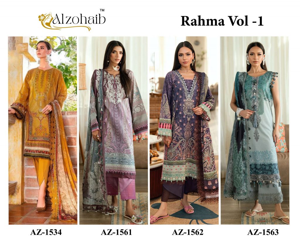 Al Zohaib Rahma Vol 1 – Pakistani Dress Material