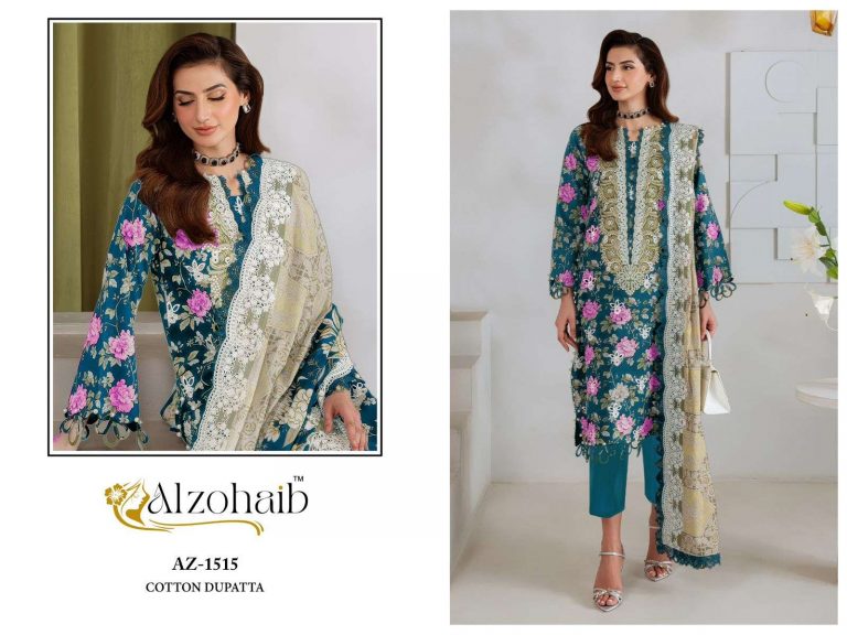 Al zohaib nazakat vol-1 karachi readymade kurti pant with dupatta