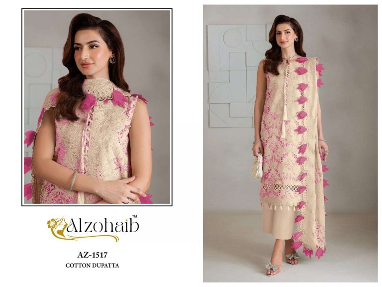 Al zohaib nazakat vol-1 karachi readymade kurti pant with dupatta