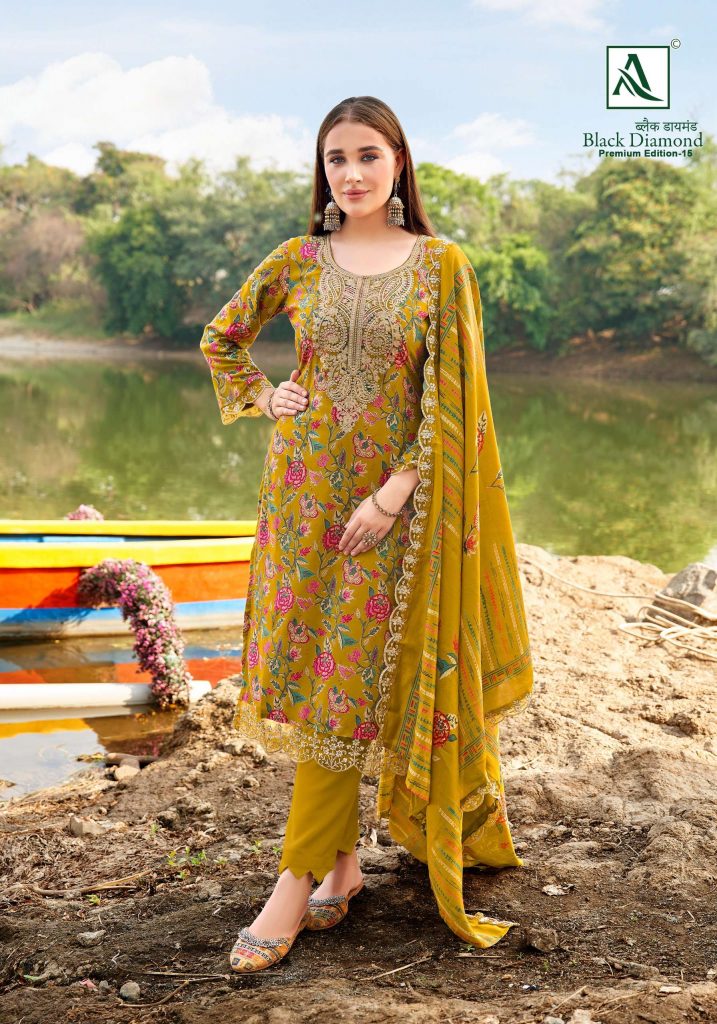 Alok Suits Black Diamond Vol-15 – Karachi Dress Material