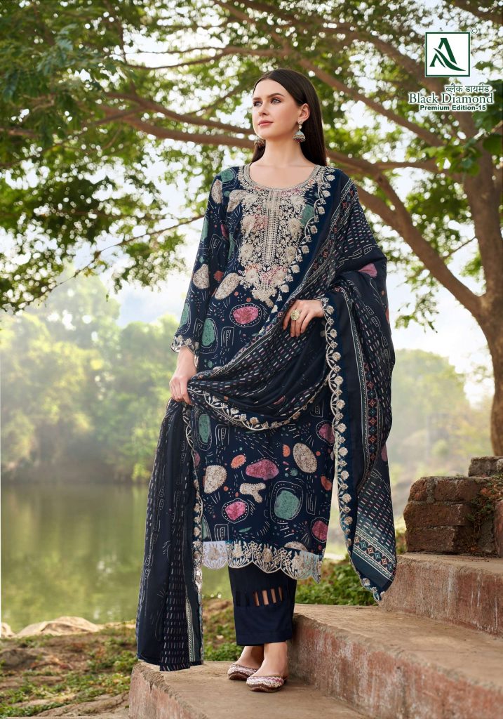 Alok Suits Black Diamond Vol-15 – Karachi Dress Material