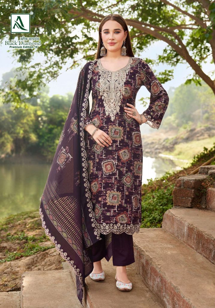Alok Suits Black Diamond Vol-15 – Karachi Dress Material