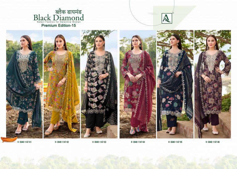Alok Suits Black Diamond Vol-15 – Karachi Dress Material