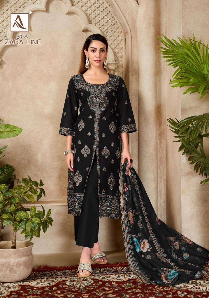 Alok Suits Zara Line – Pakistani Dress Material