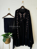 Black Embroidery Suit Set