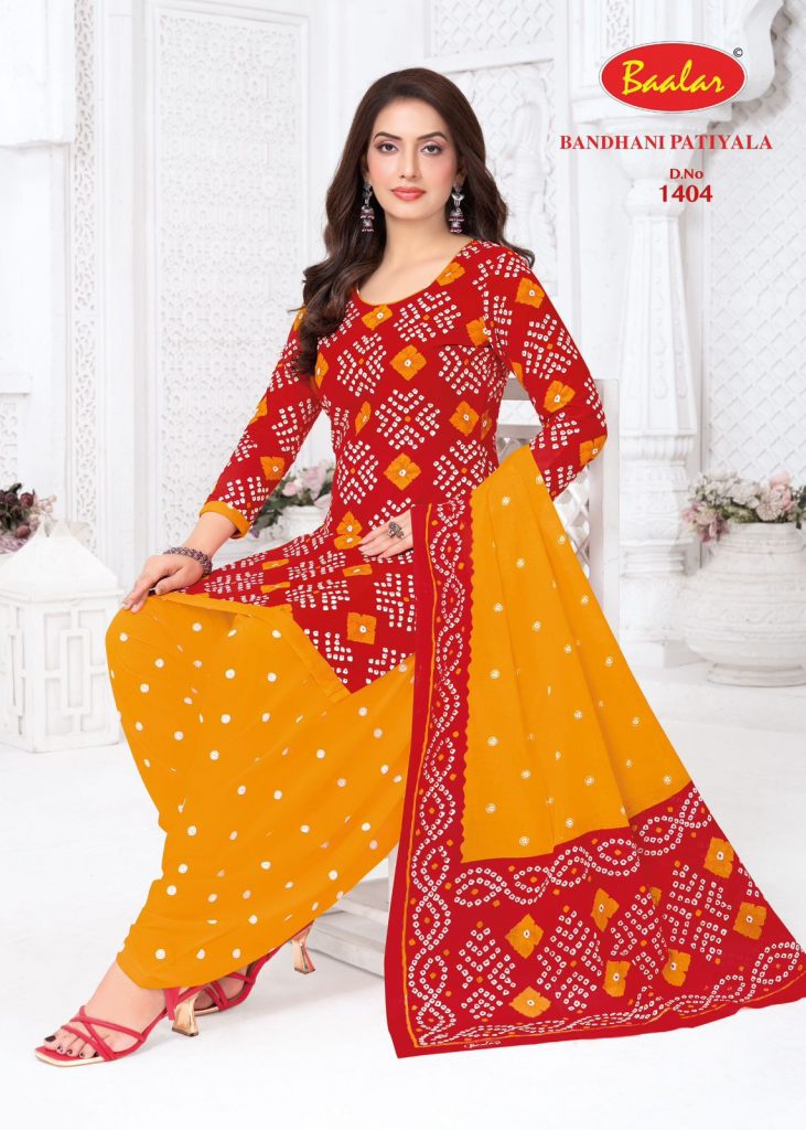 Baalar Bandhani Patiyala Vol-14 – Dress Material