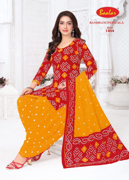 Baalar Bandhani Patiyala Vol-14 – Dress Material