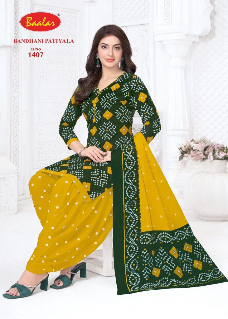 Baalar Bandhani Patiyala Vol-14 – Dress Material